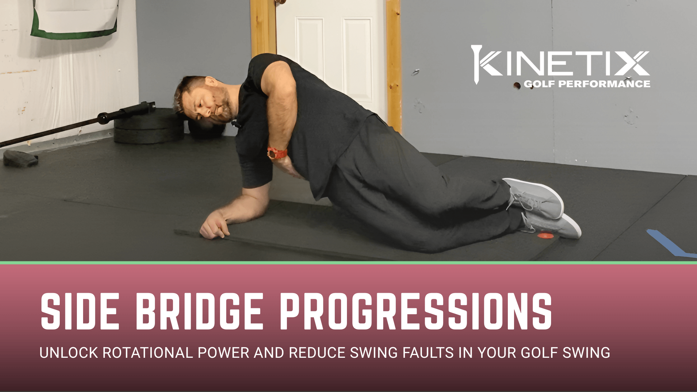 Side bridges are a great golf exercises to develop core and hip strength and we will take you through the progression side bridges to help you always improve your strength.