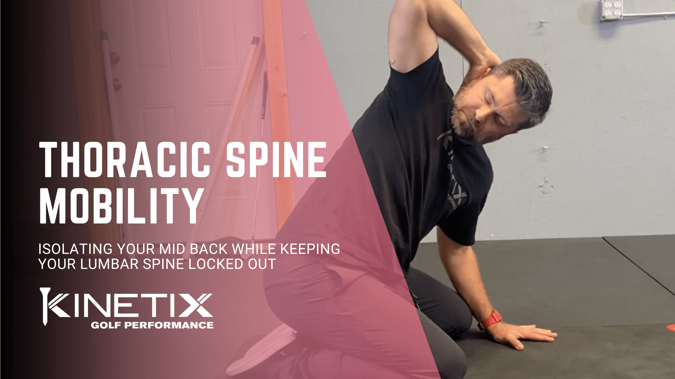 thoracic spine openers in the lumbar lock position are a great golf exercise to improve mid back mobility while the low back doesn't work to compensate isolating the movement more in the mid back, where it should be.