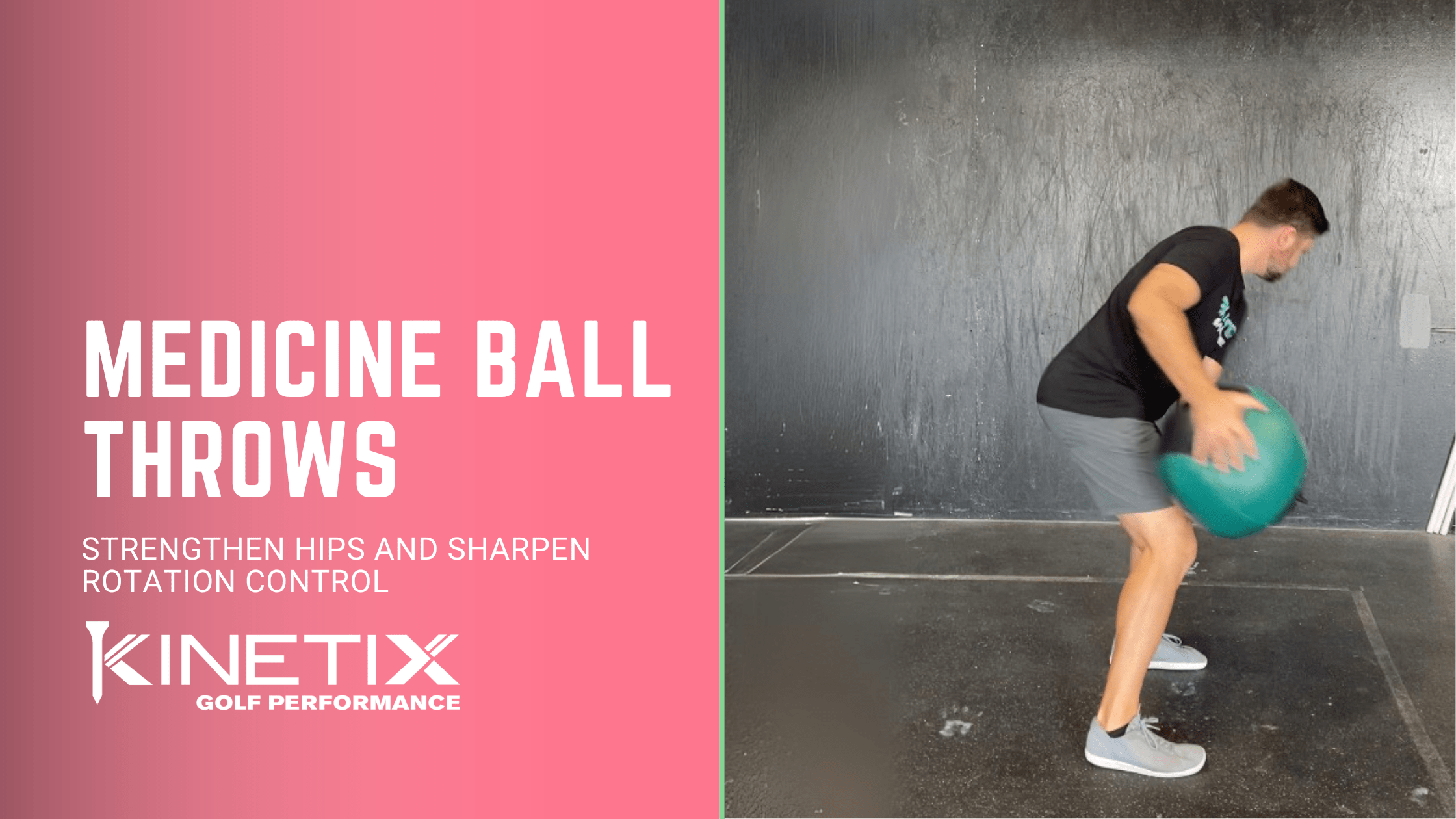 Med ball throws are some of the best drills for explosive power in your golf swing.