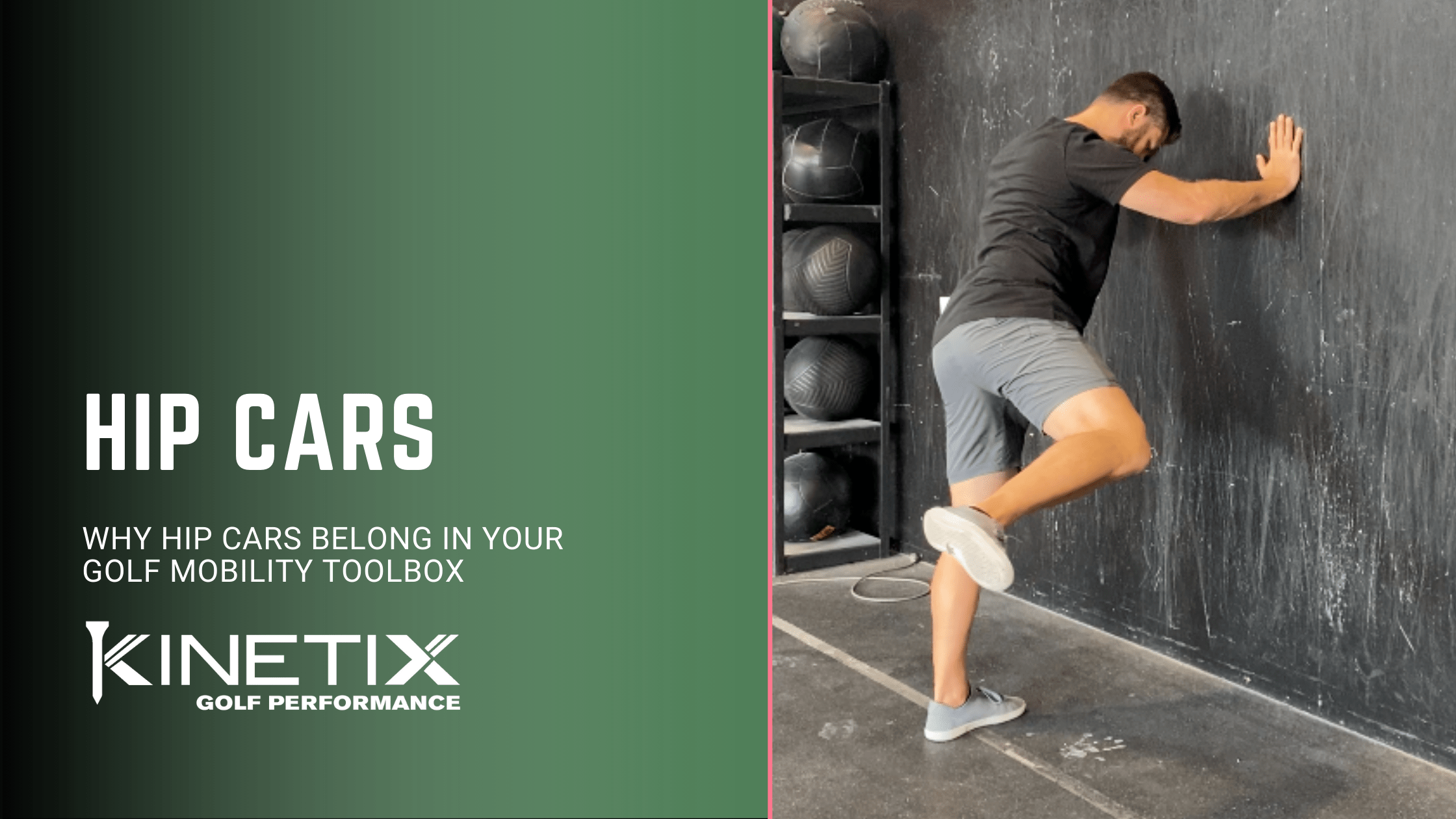 HIP CAR exercises are great for golf mobility to open and control hip mobility.